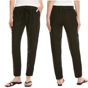 Enza Costa Easy Linen Pant Smocked Olive , size XS